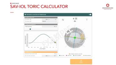 Swiss Advanced Vision Launches New Features for its Toric Calculator image