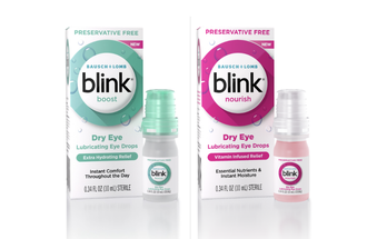 Bausch + Lomb Launches Blink Nourish and Blink Boost Lubricating Eye Drops in the US image