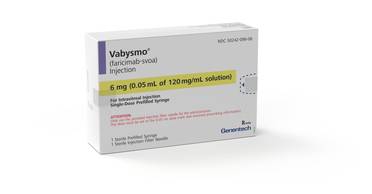 Vabysmo Prefilled Syringe (PFS) Approved in the EU for Three Retinal Conditions image