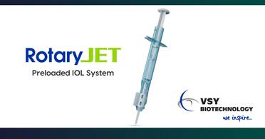 VSY Biotechnology Launches Enova Hydrophobic IOLs with Rotaryjet Technology image