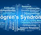 Sjögren syndrome word collage
