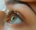 dry eye drop in eye