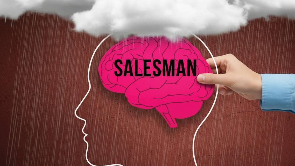 salesman image brain