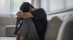 person with vision issues dealing with anxiety